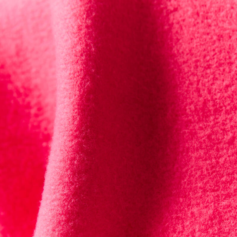 Pantaloni tuta donna palestra 500 regular fit felpati rosa