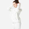 Women's Fitness warm Hoodie - 500 white