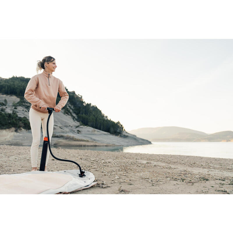 Hochdruckpumpe Doppelhub handlich für Stand-Up-Paddle und Kajak 0–20 PSI