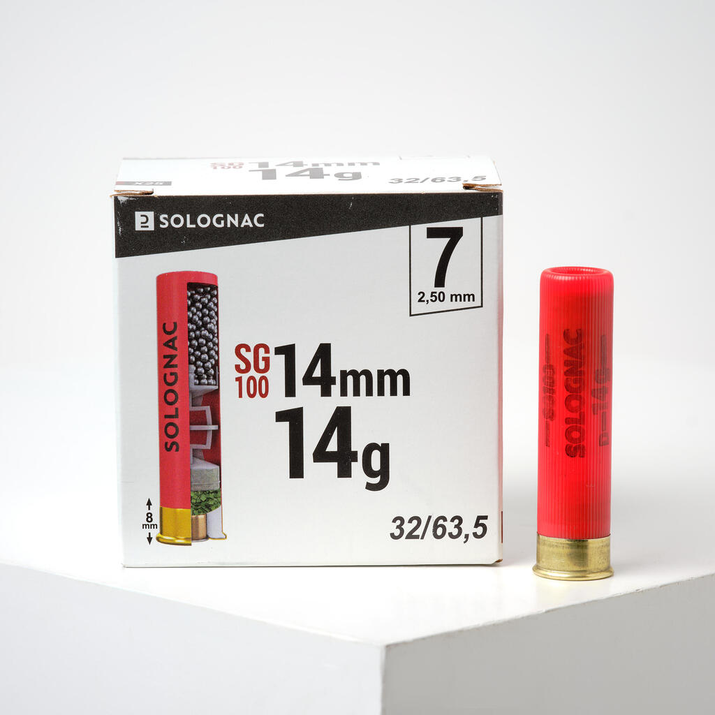 CARTRIDGE SG100 14 mm SHOT 7 x25