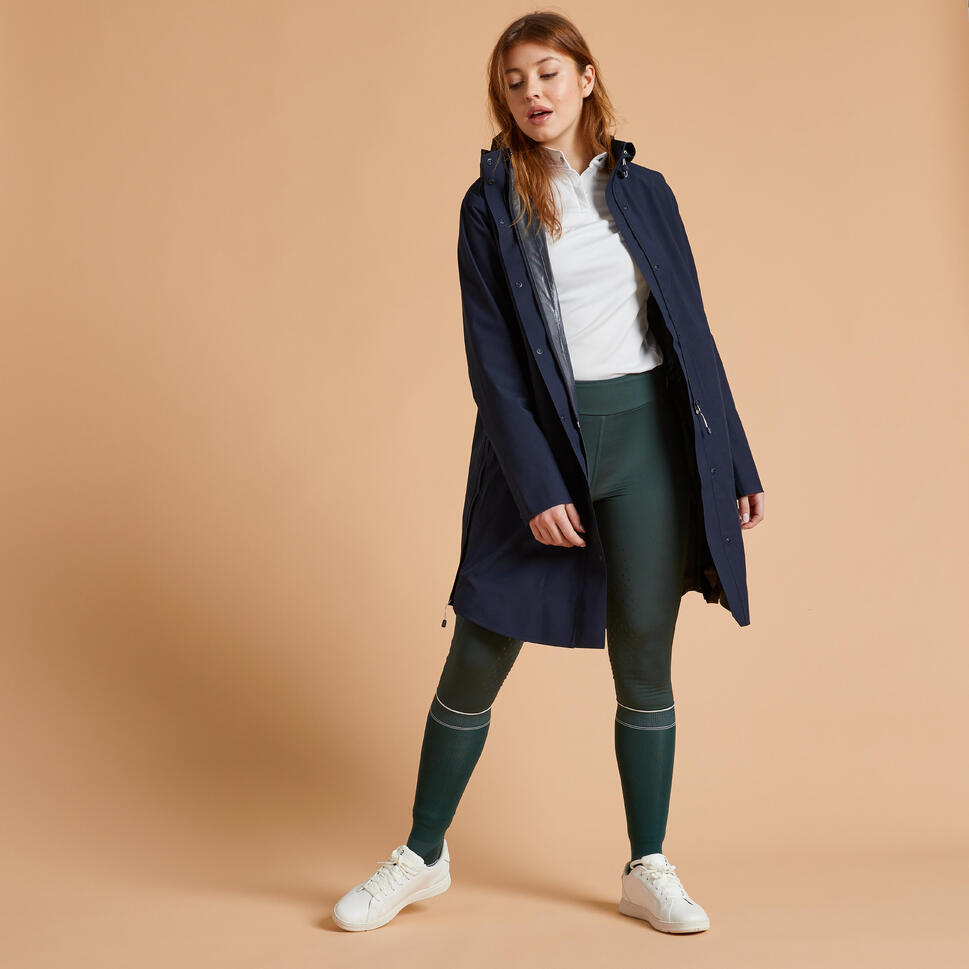 Legginsy jeździeckie damskie model 500 ciepłe