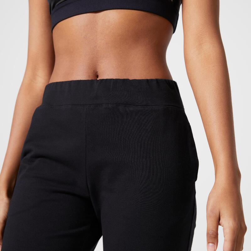Pantalon de sport femme – 500 Essentials noir - [EN] ultra black - Domyos -  Décathlon