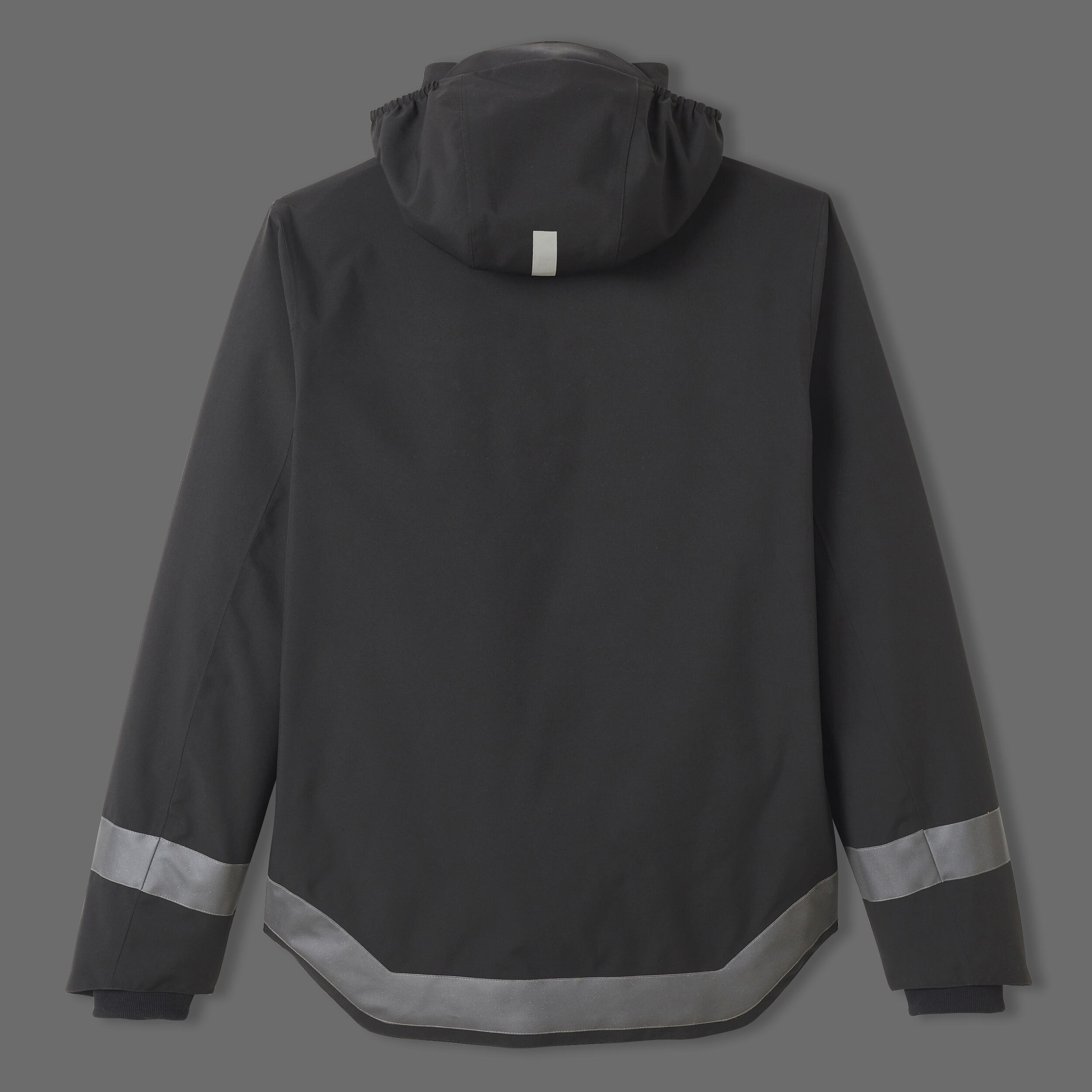 WARME FIETSREGENJAS VOOR HEREN 540 STAD ZICHTBAARHEID 'S NACHTS ZWART 18/20