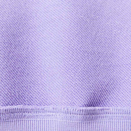 Moteriškos tiesaus kirpimo kūno rengybos kelnės „500 Essential“, purpurinės