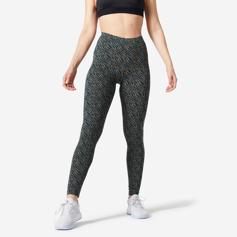 Legginsy fitness damskie Domyos Fit+ 500 Slim