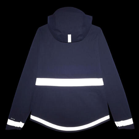 Куртка жіноча 540 для велоспорту водонепроникна темно-синя