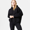 Women's Sweatshirt Oversized With Hood 520-Black