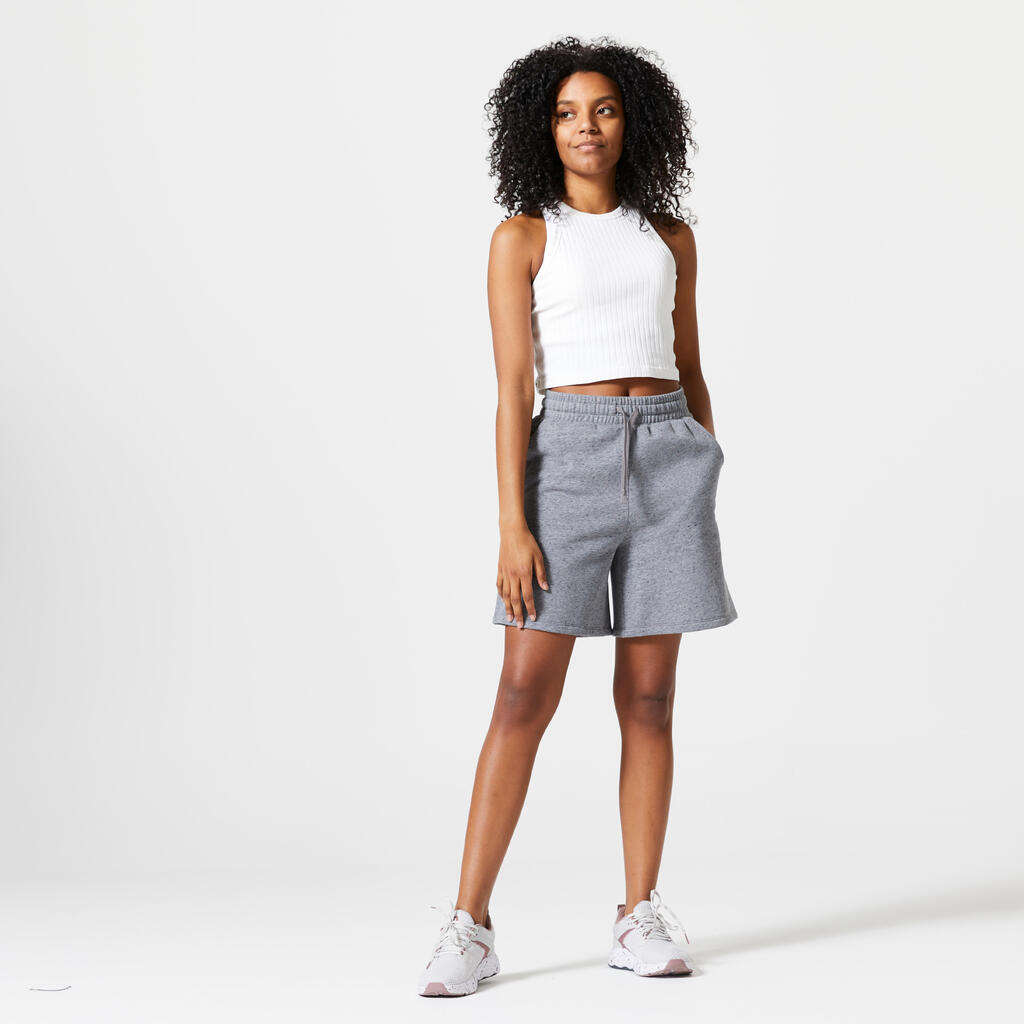 Shorts Damen - 520 graumeliert 