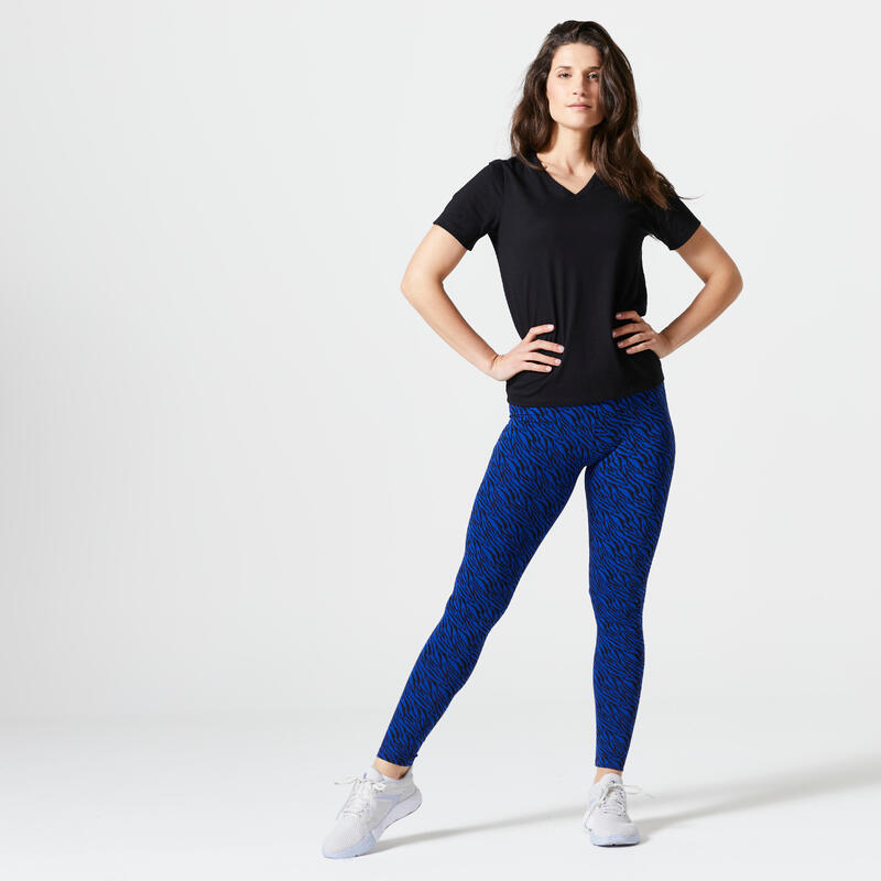 Dámské bavlněné legíny 500 Fit+
