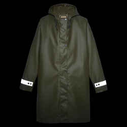 Unisex City Cycling Reflective Waterproof Parka 940 - Khaki