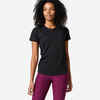 Sport T-Shirt Damen - 100 schwarz