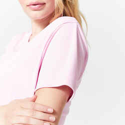 Γυναικείο κοντομάνικο αθλητικό t-shirt - Ανοιχτό Ροζ