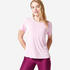 Women Gym Sports T-Shirt - Light Pink