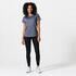Short Sleeves Fit Women's Basic T-Shirt- Graphite Grey