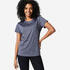 Short Sleeves Fit Women's Basic T-Shirt- Graphite Grey