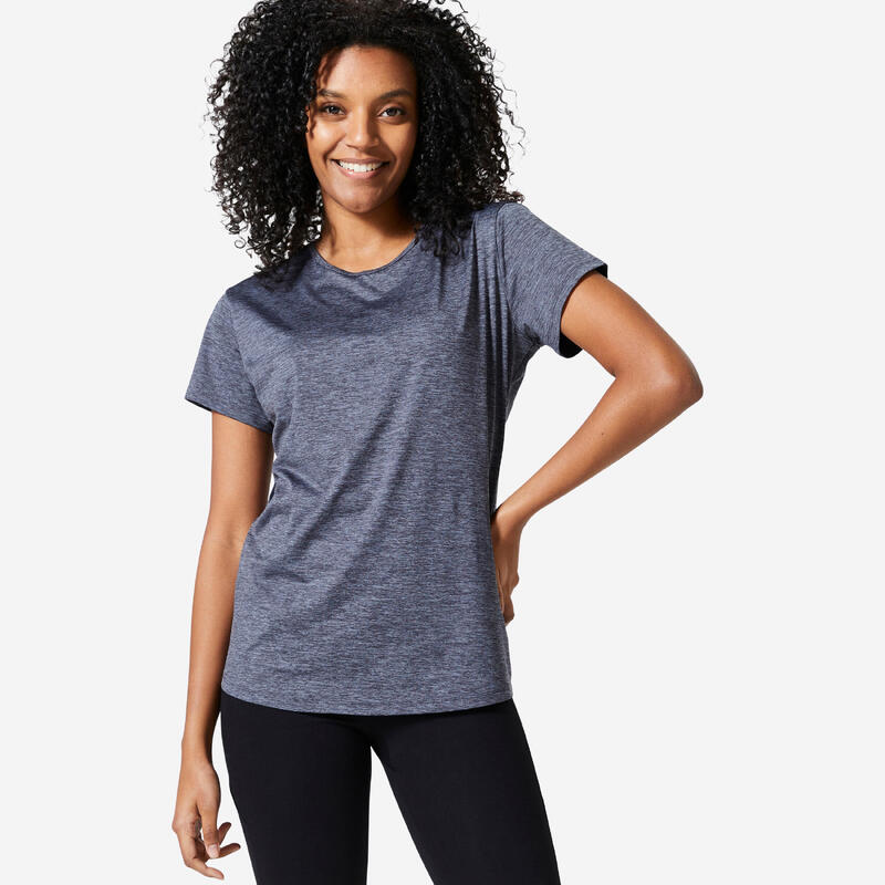 Tricou Fitness cardio Gri Damă