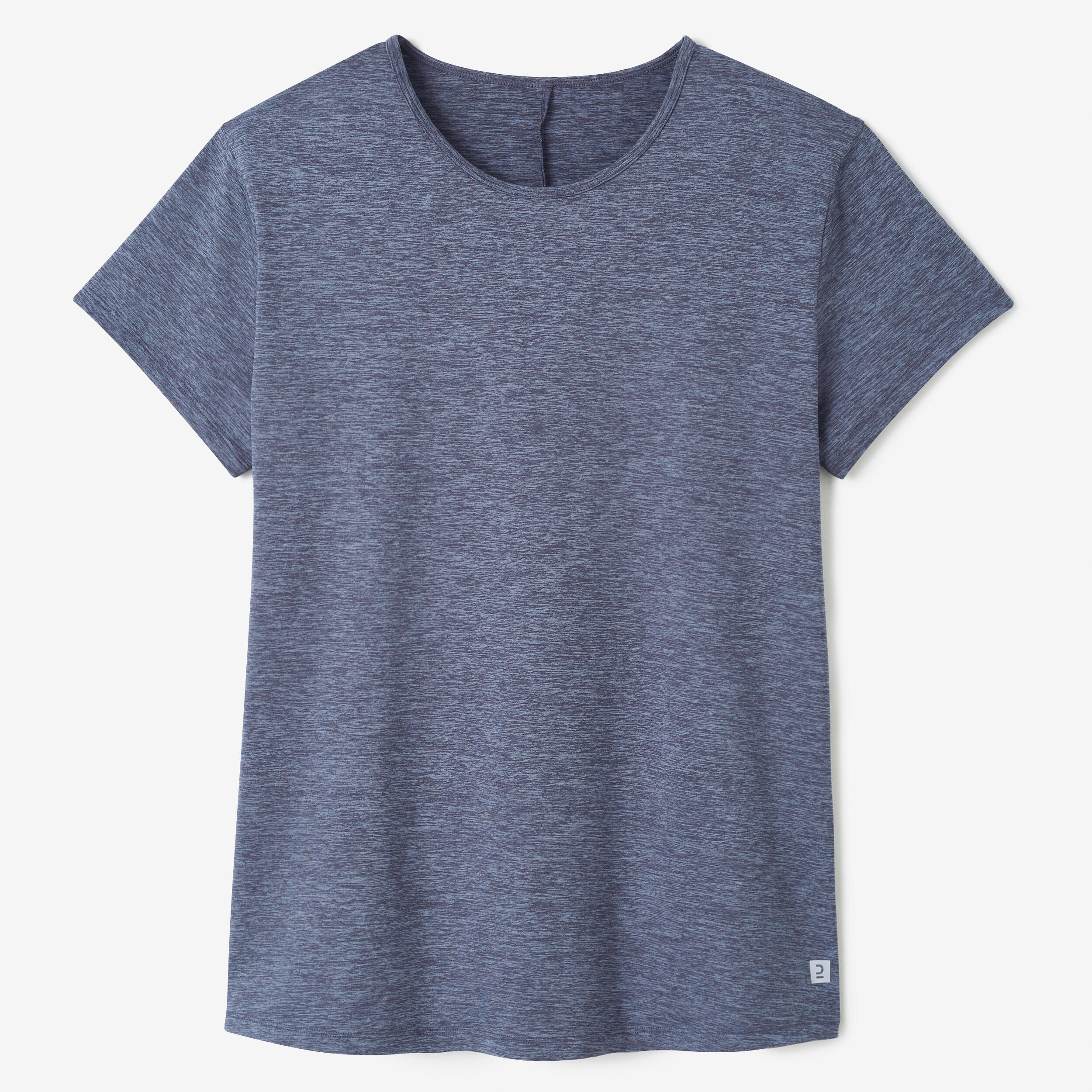 T-Shirt de Fitness Mulher Cinzento Mesclado 6/30