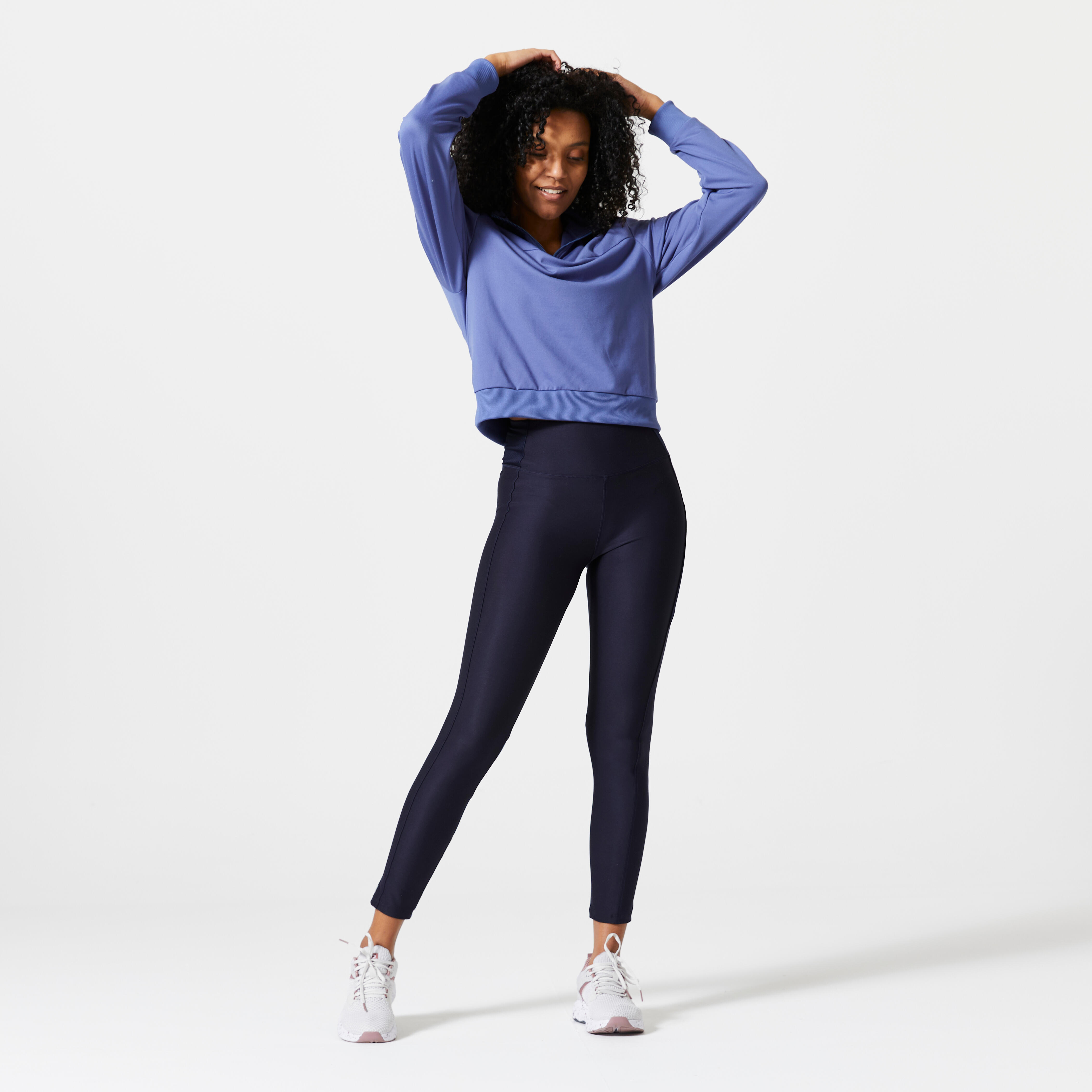 ShapeMove™ Sports Leggings - Dark blue - Ladies | H&M US