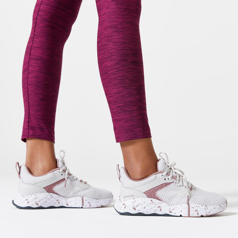 Női fitnesz leggings, magasított derekú - 100-as 