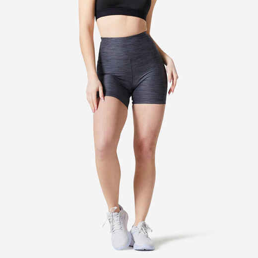 
      Shorts Damen eng anliegend - 100 grau meliert
  