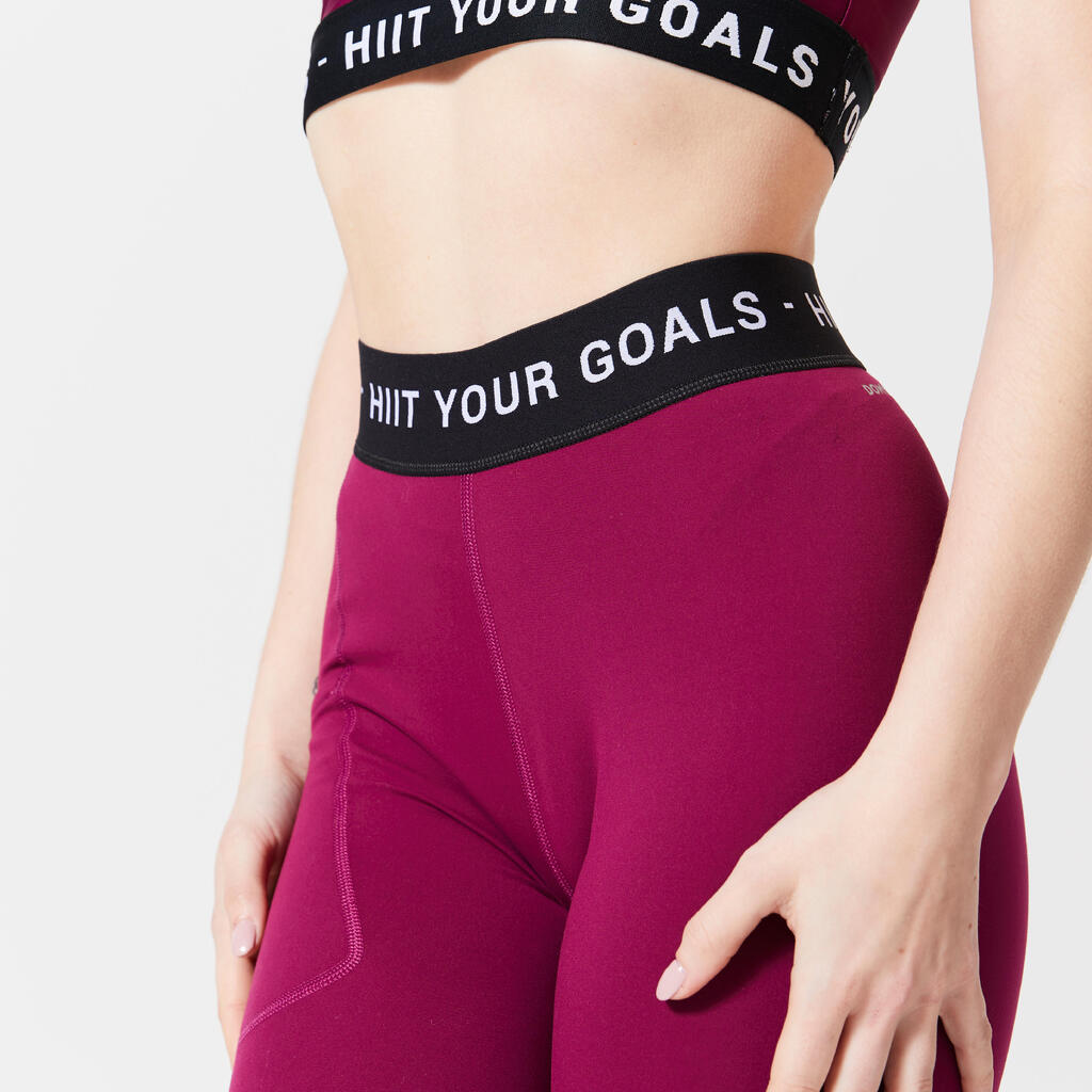 Leggings de cardio cómodos y suaves negros para mujer 120Z