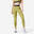 Legging long confort et douceur cardio training femme Vert Olive