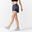 Pantalón Corto 2 En 1 Fitness Cardio Mujer Estampado Antirrozaduras