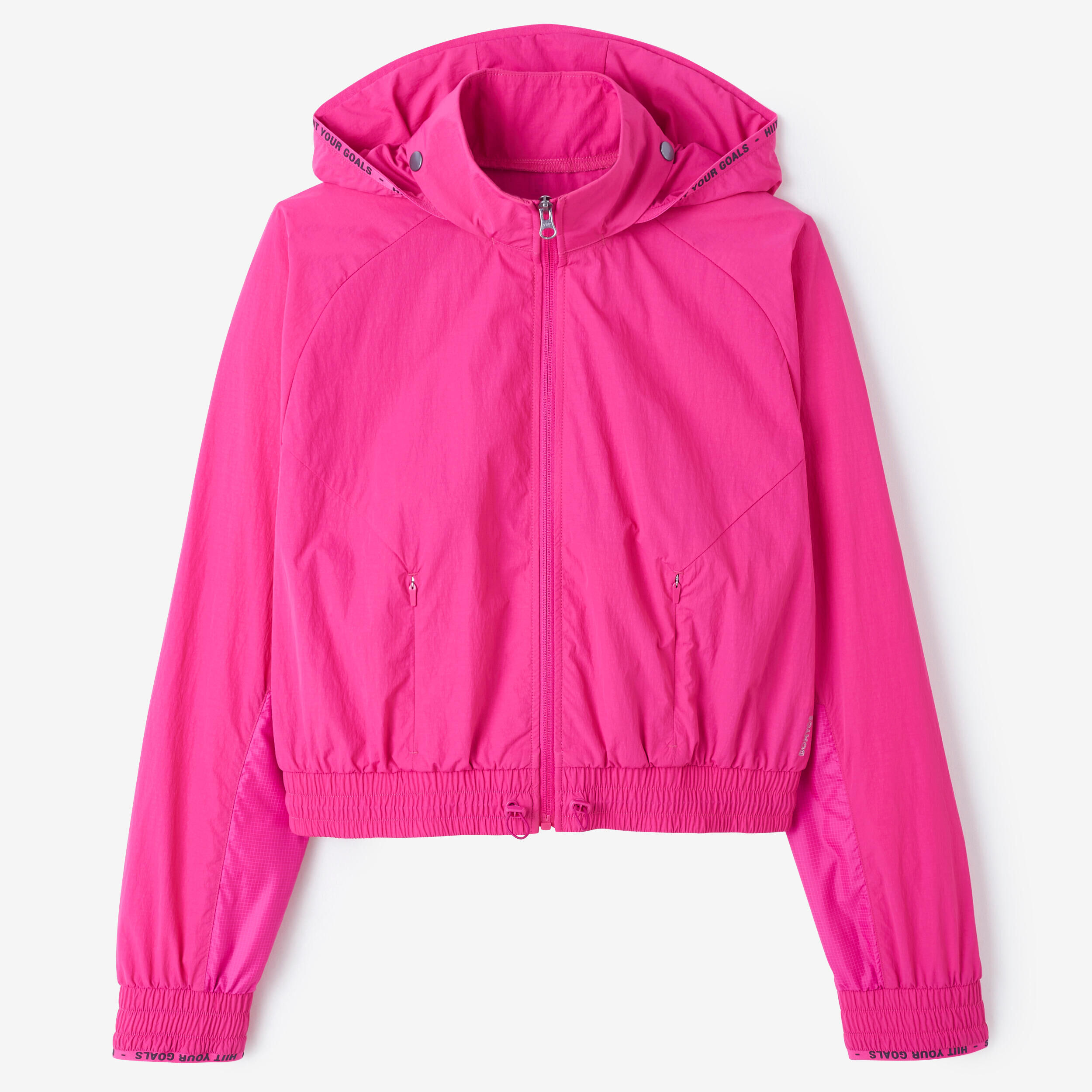 DOMYOS Women's Fitness Cardio Hooded Jacket - Pink