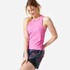 Top Damen Fitness loose - 520 rosa bedruckt