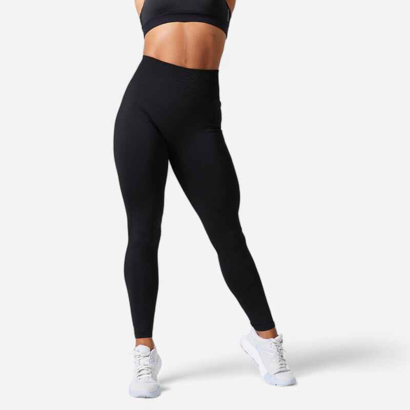 Leggings Damen nahtlos Push-Up - FTI 900 schwarz