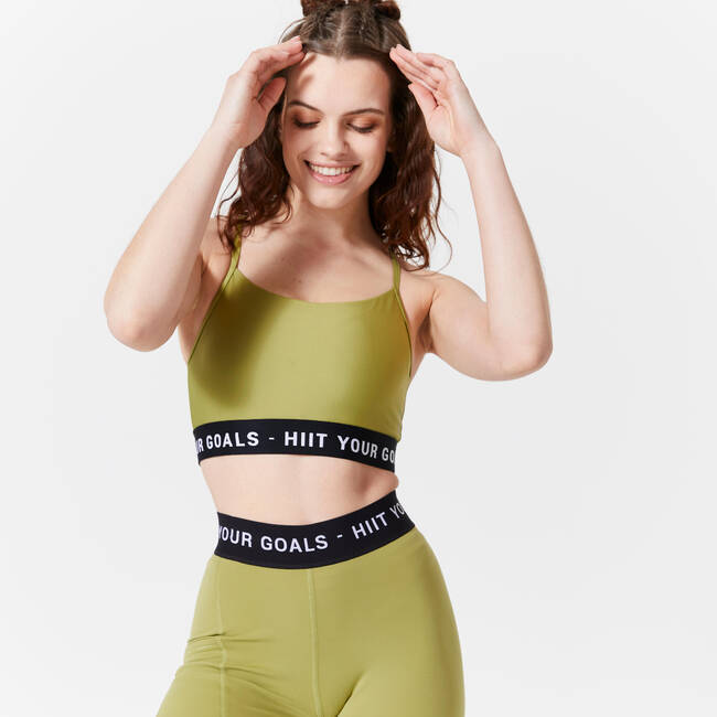 Sports Bra Low Support - Olive Green