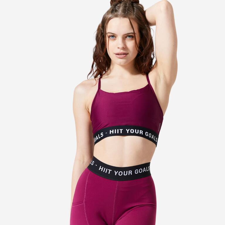 Sports Bra Low Support - Purple/Beet