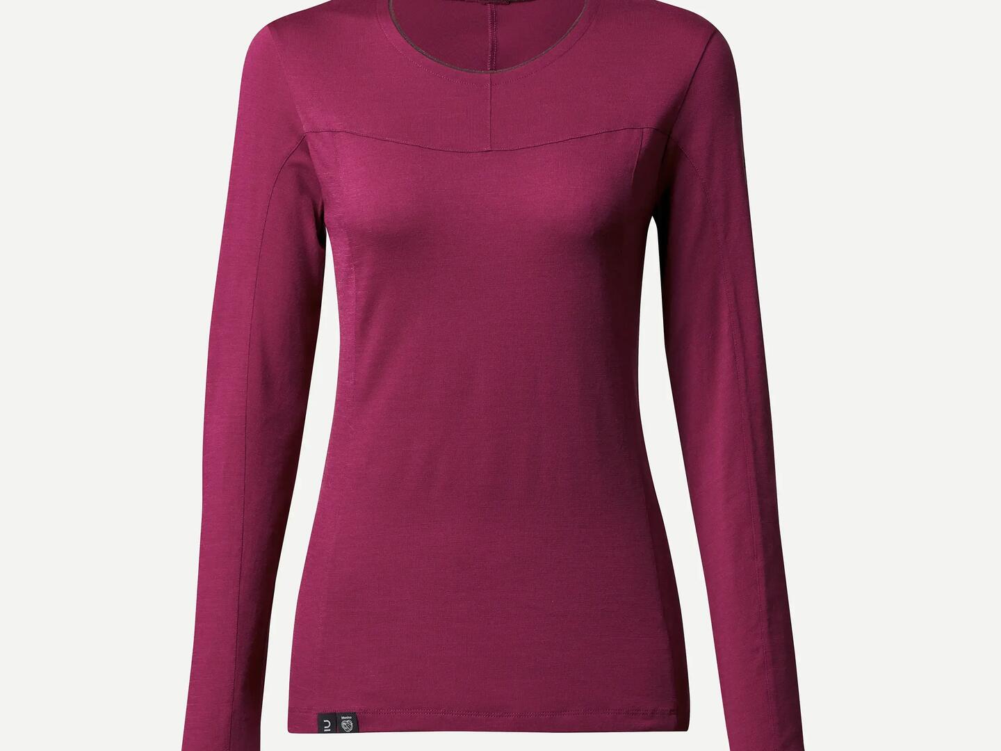 FORCLAZ Langarmshirt Merinowolle – MT500 Damen