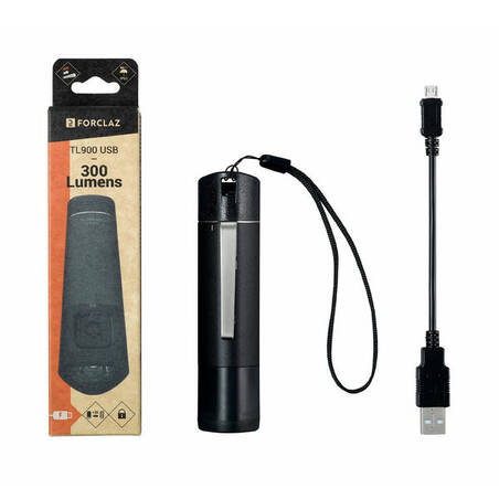 Rechargeable torchlight - 300 lumen - TL900