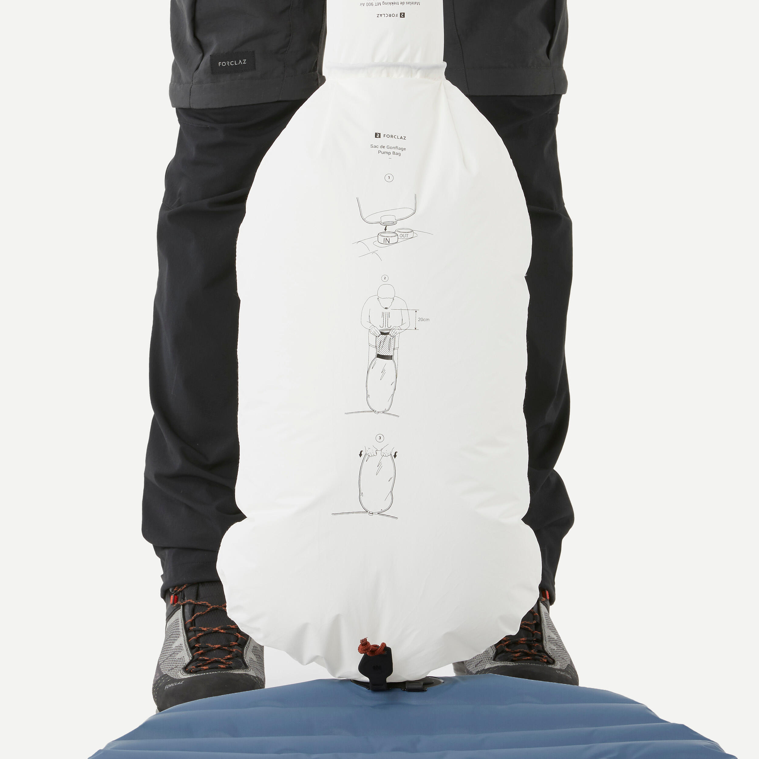 Inflatable trekking mattress - MT900 air L - 180 x 56 cm - 1-person 6/7