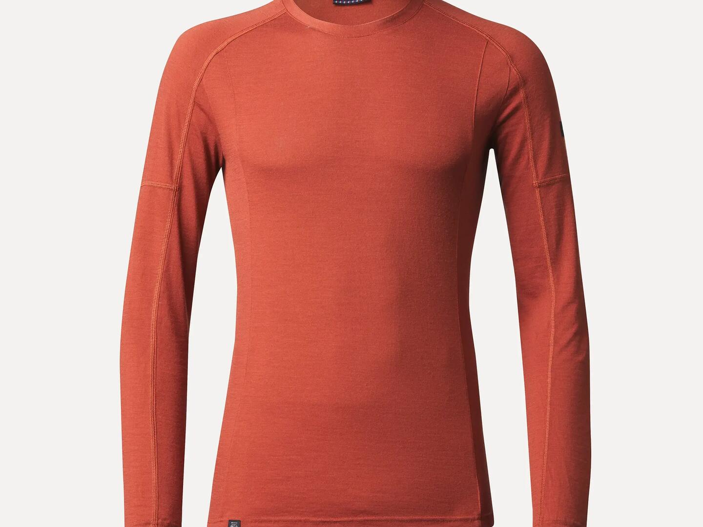 FORCLAZ Langarmshirt Merinowolle – MT500 Herren