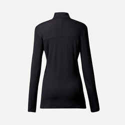 Women’s Long-sleeved Merino Zipped Neck T-shirt - MT500