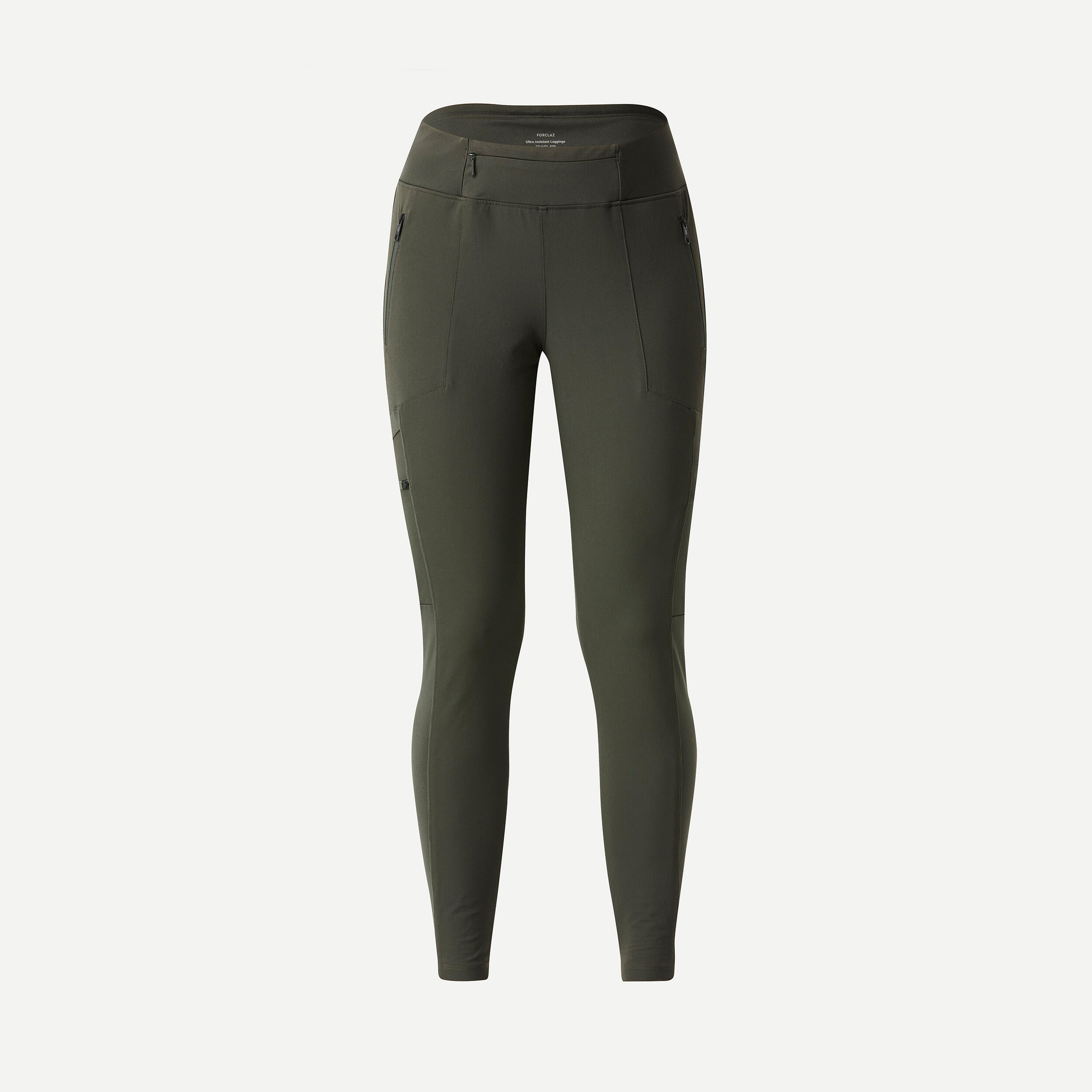 Women's Travel Trekking Reinforced & Multi-Pocket Leggings | TRAVEL 500  Black - Decathlon