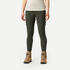 Women Stretchable Leggings with Pockets Dark Green - Travel 500