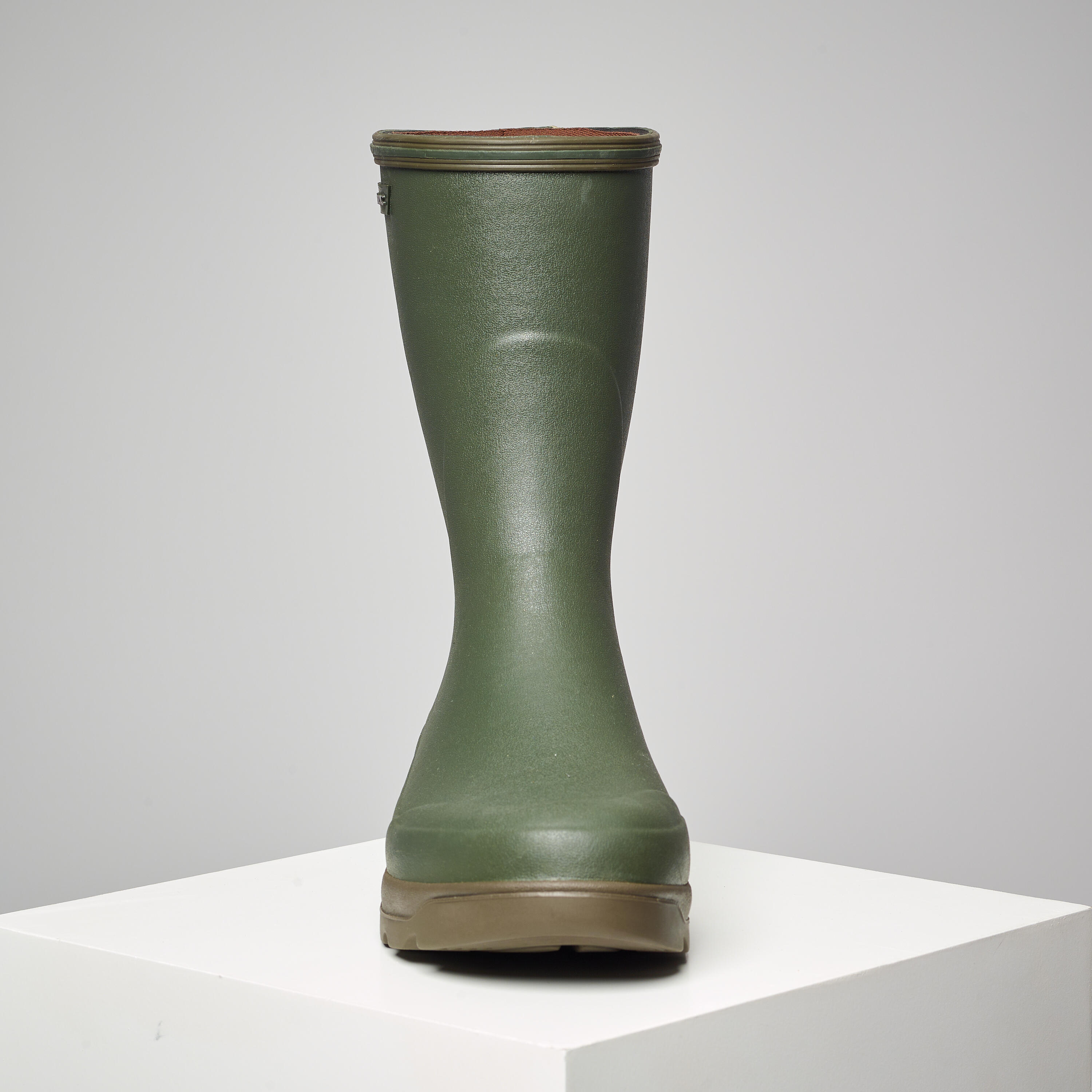 Warm neoprene rubber boots 300 2/5