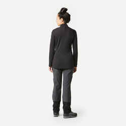 Women’s Long-sleeved Merino Zipped Neck T-shirt - MT500