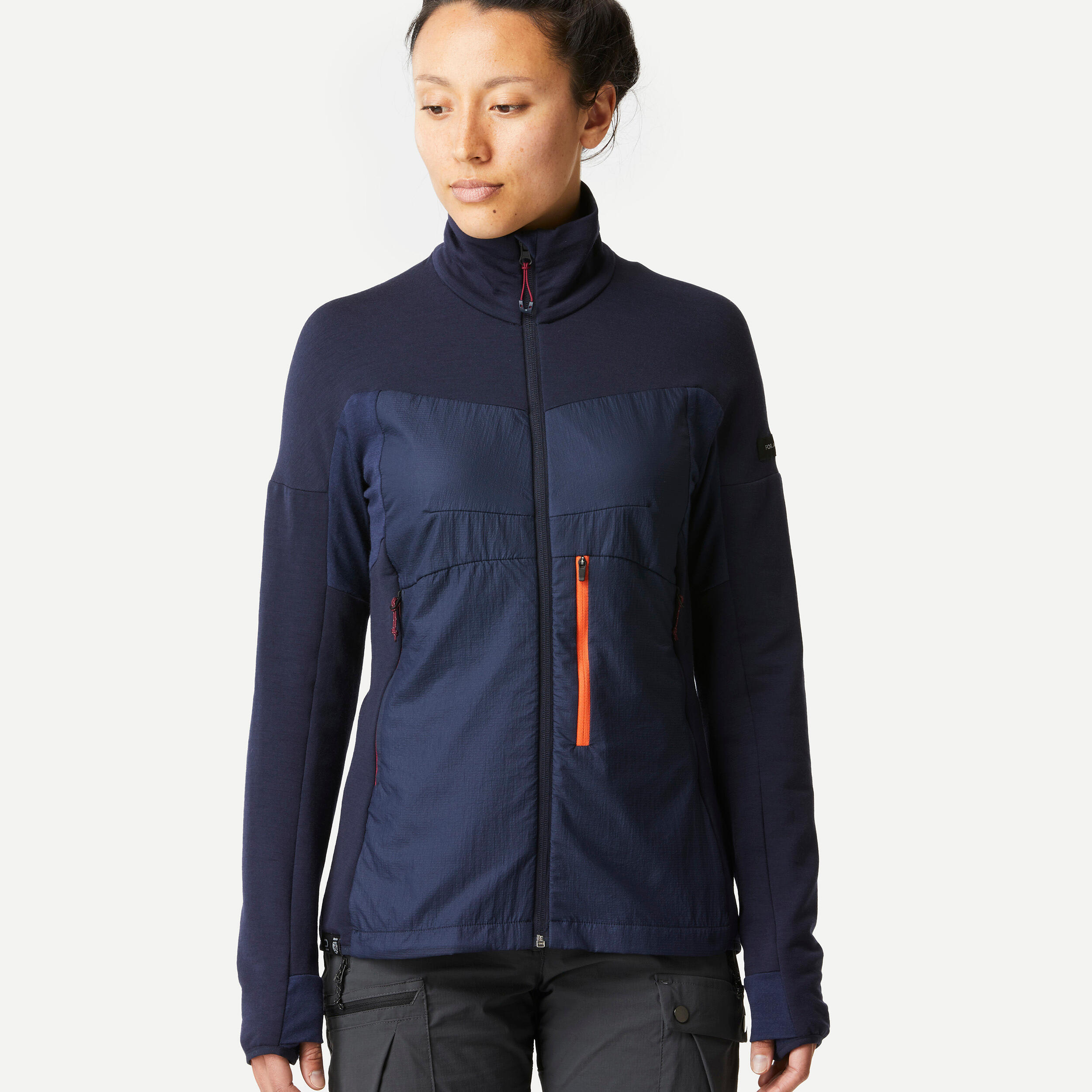Women's Merino Wool Trekking Jacket Liner - MT900 5/8