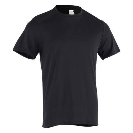 Men's Breathable Essential Fitness Crew Neck T-shirt - Black