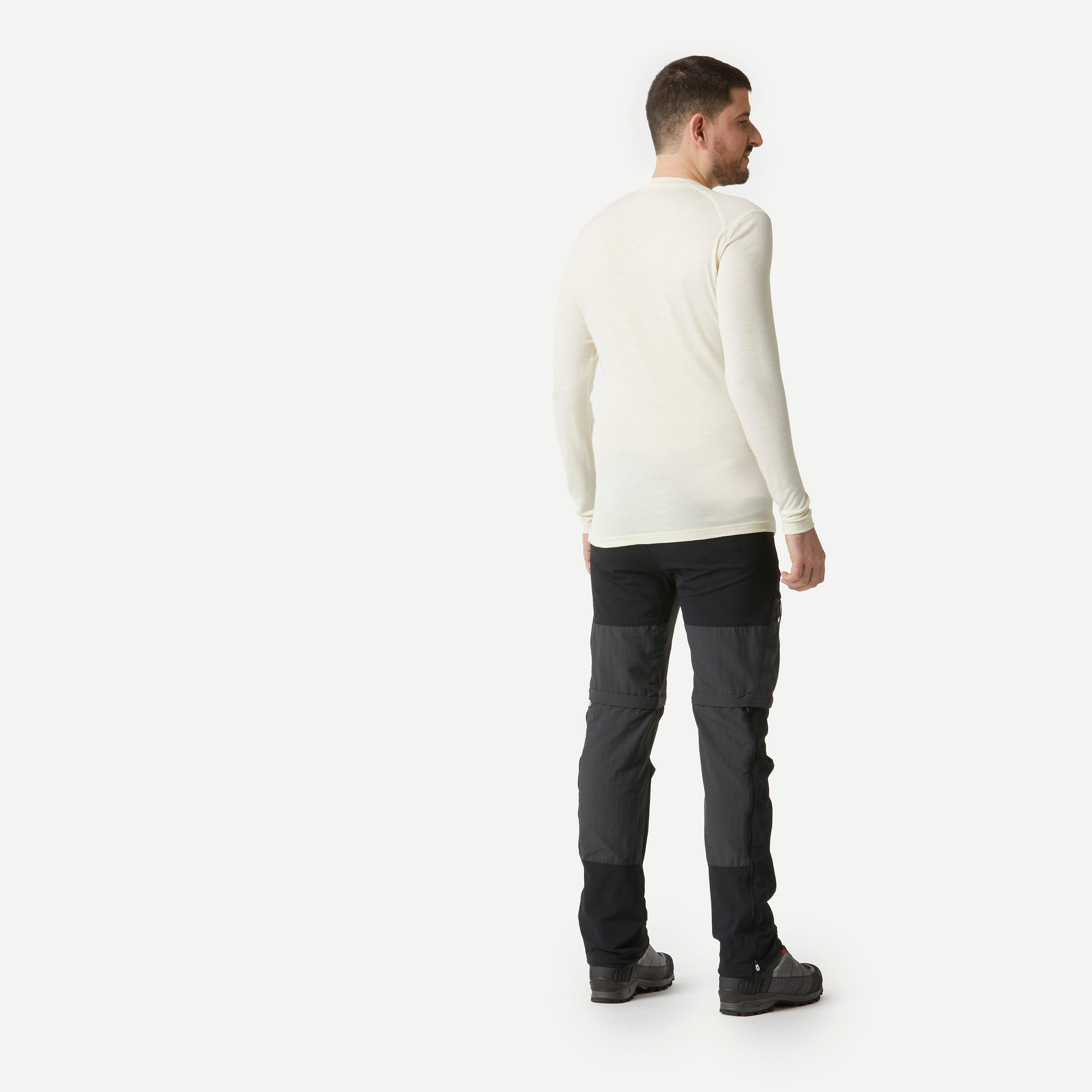 Men's Long-sleeve 100% Merino Wool T-shirt - MT500 4/7