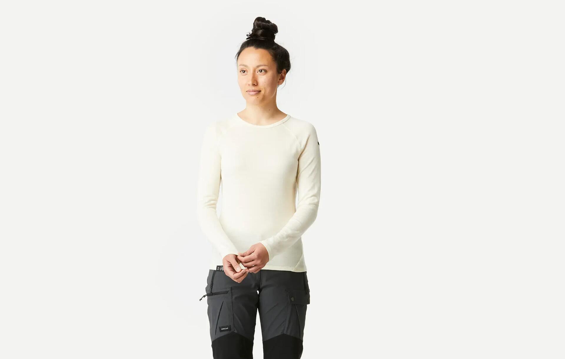 T-shirt de Mulher em lã Merino