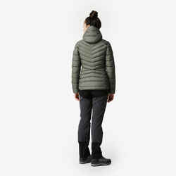 Women’s mountain trekking hooded down jacket - MT500 -10°C