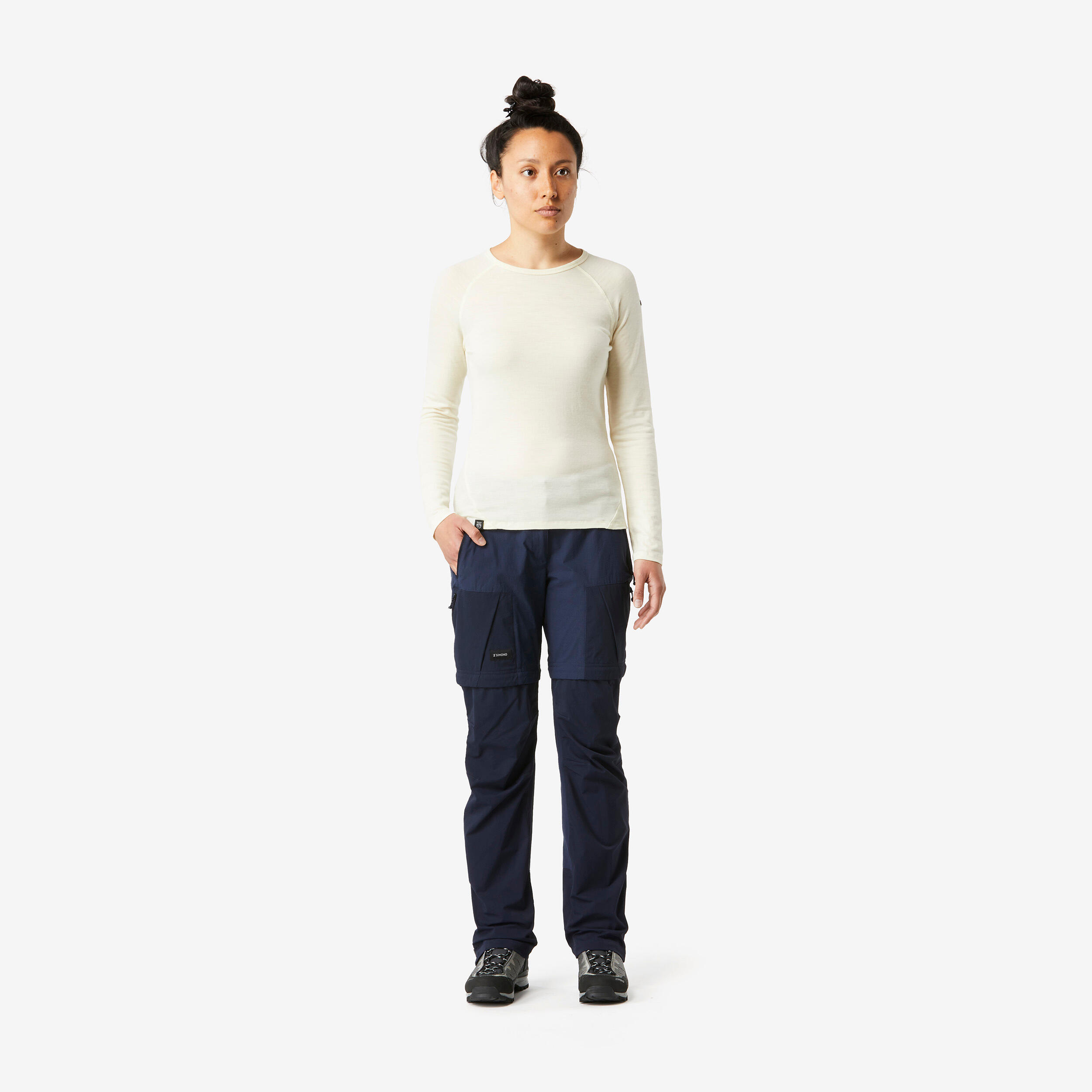 Women's 2-in-1 Zip-Off Hiking Pants - MT 500 - SIMOND