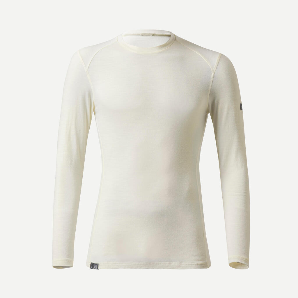 Men's Long-sleeve 100% Merino Wool T-shirt - MT500