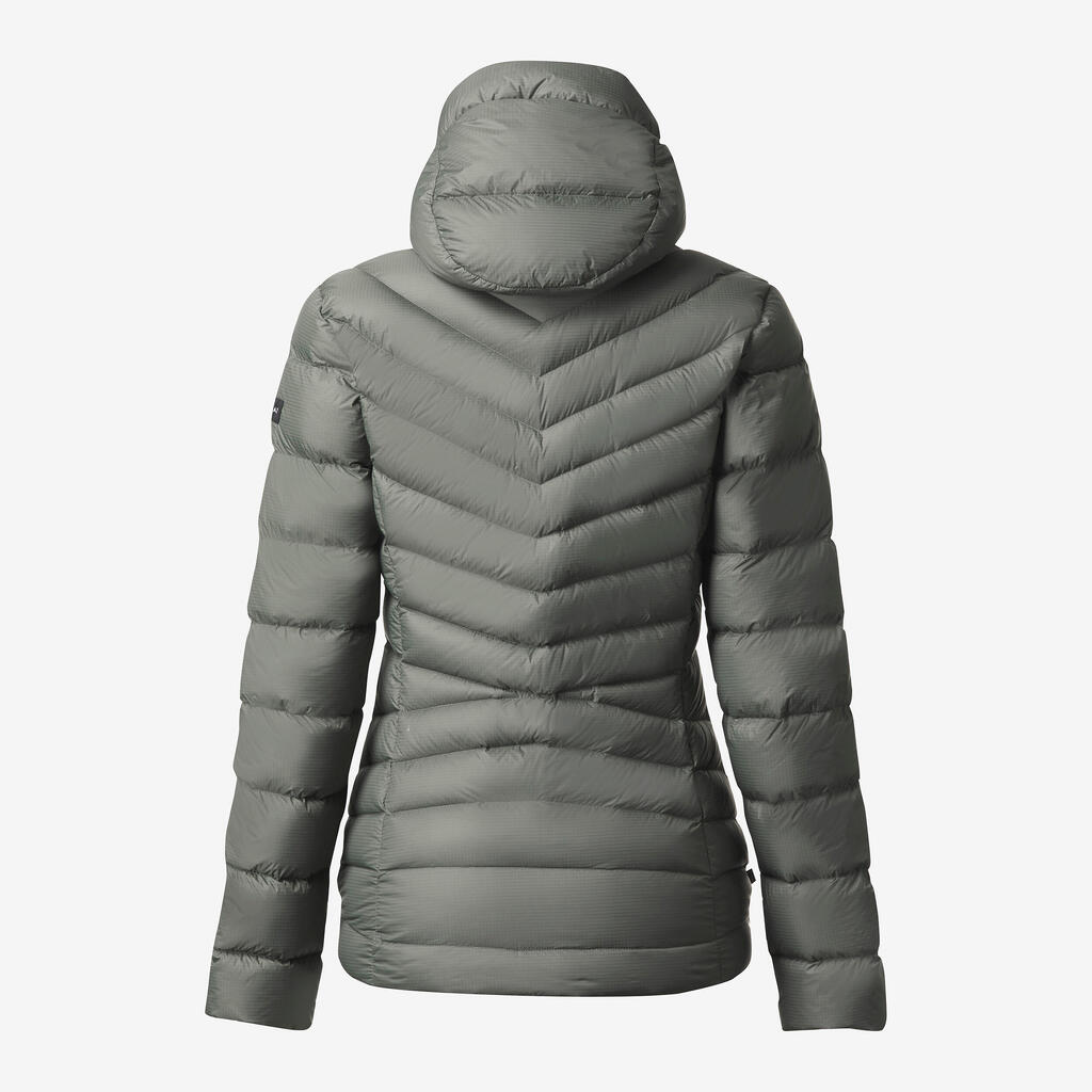 Daunenjacke Damen Kapuze bis -10 °C Trekking ‒ MT500 