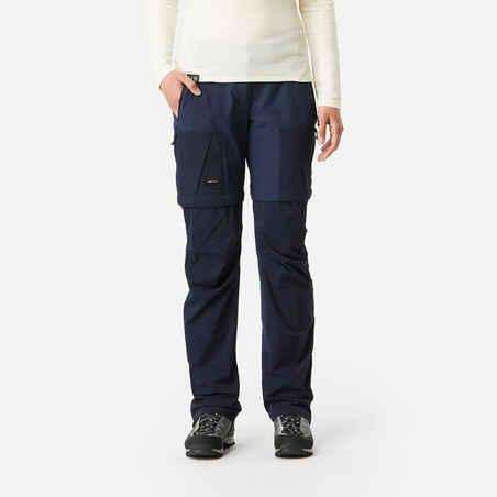 Women's Mountain Trekking 2-in-1 Zip-Off Trousers MT500